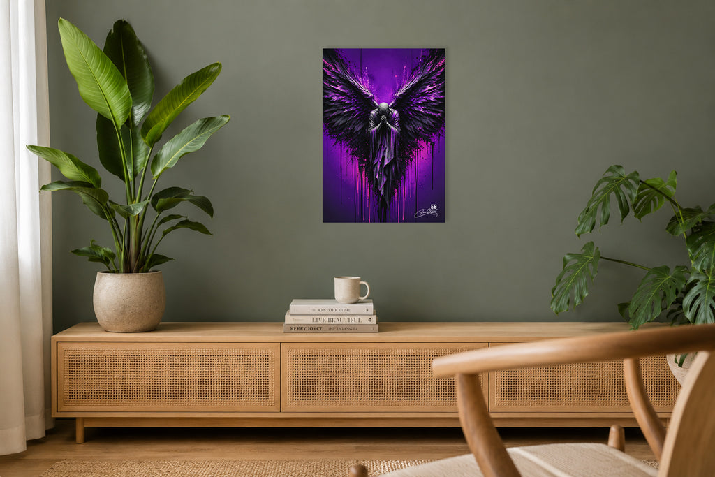 Dark Prayer - Impression sur aluminium HD | E9 Fine Metal Art