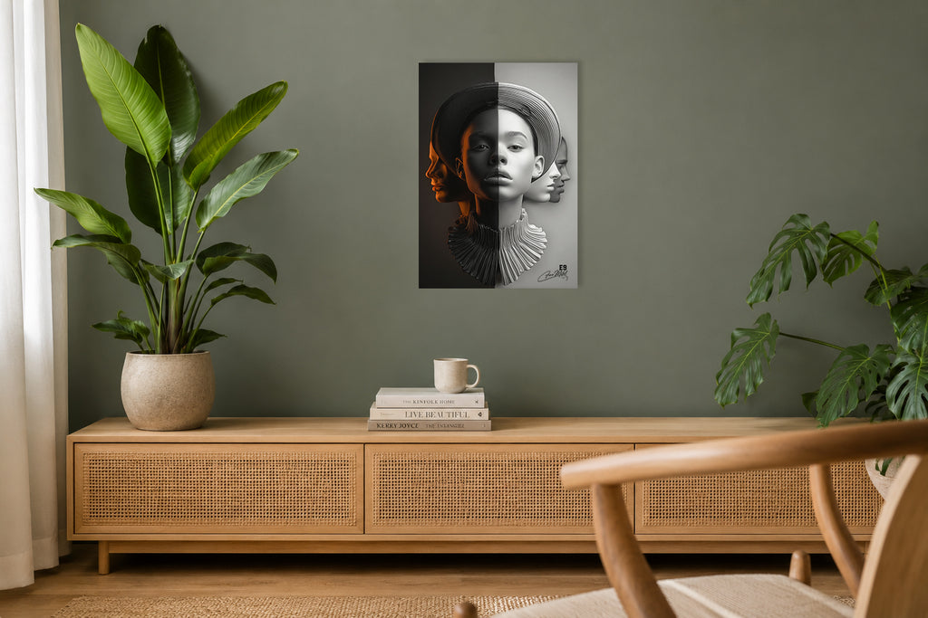 Half & Half II - Impression sur aluminium HD | E9 Fine Metal Art