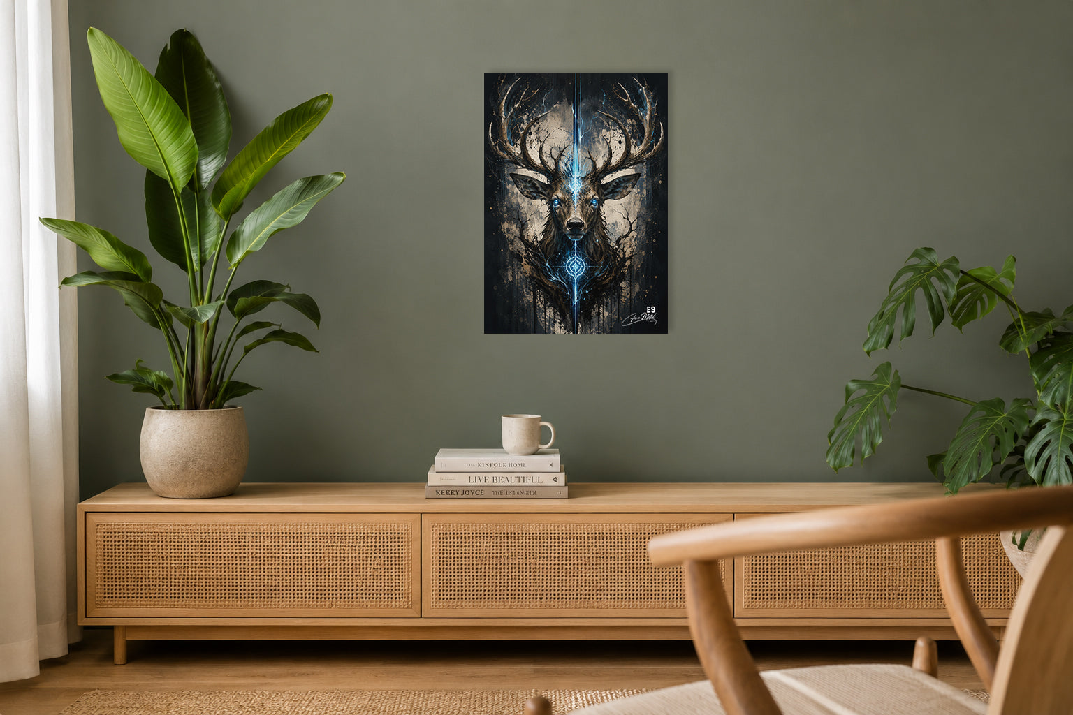 Spirit Stag - Impression sur aluminium HD | E9 Fine Metal Art