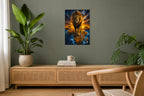 King of Africa - Impression sur aluminium HD | E9 Fine Metal Art