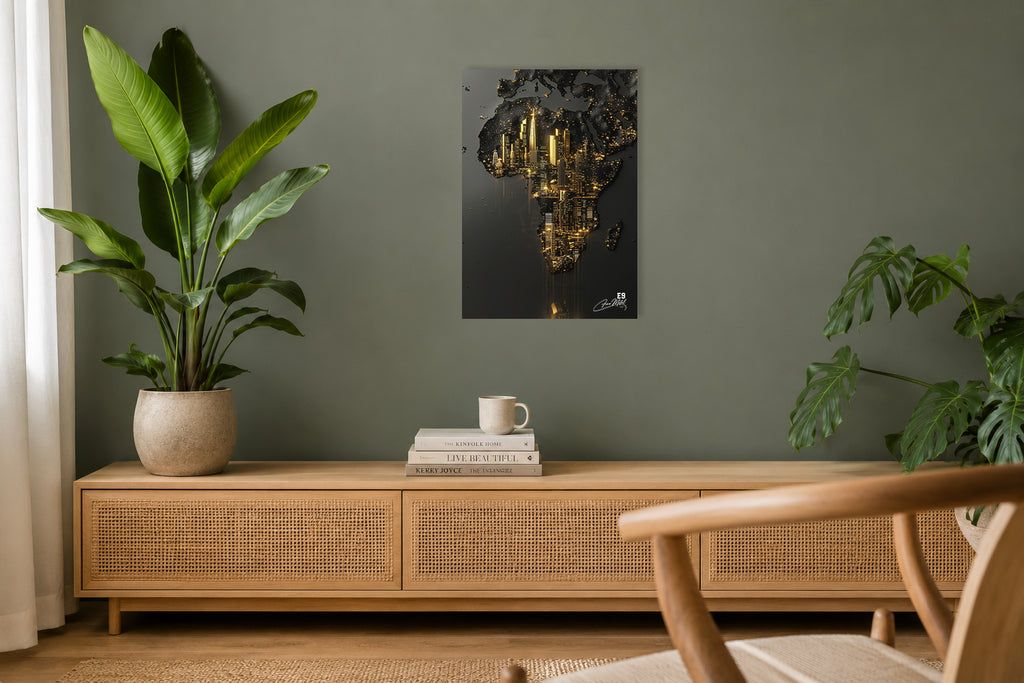 Shattered Elegance - Surrealist Art Aluminium Print