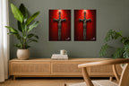 Le Sang de la Croix - Impression sur aluminium HD | E9 Fine Metal Art
