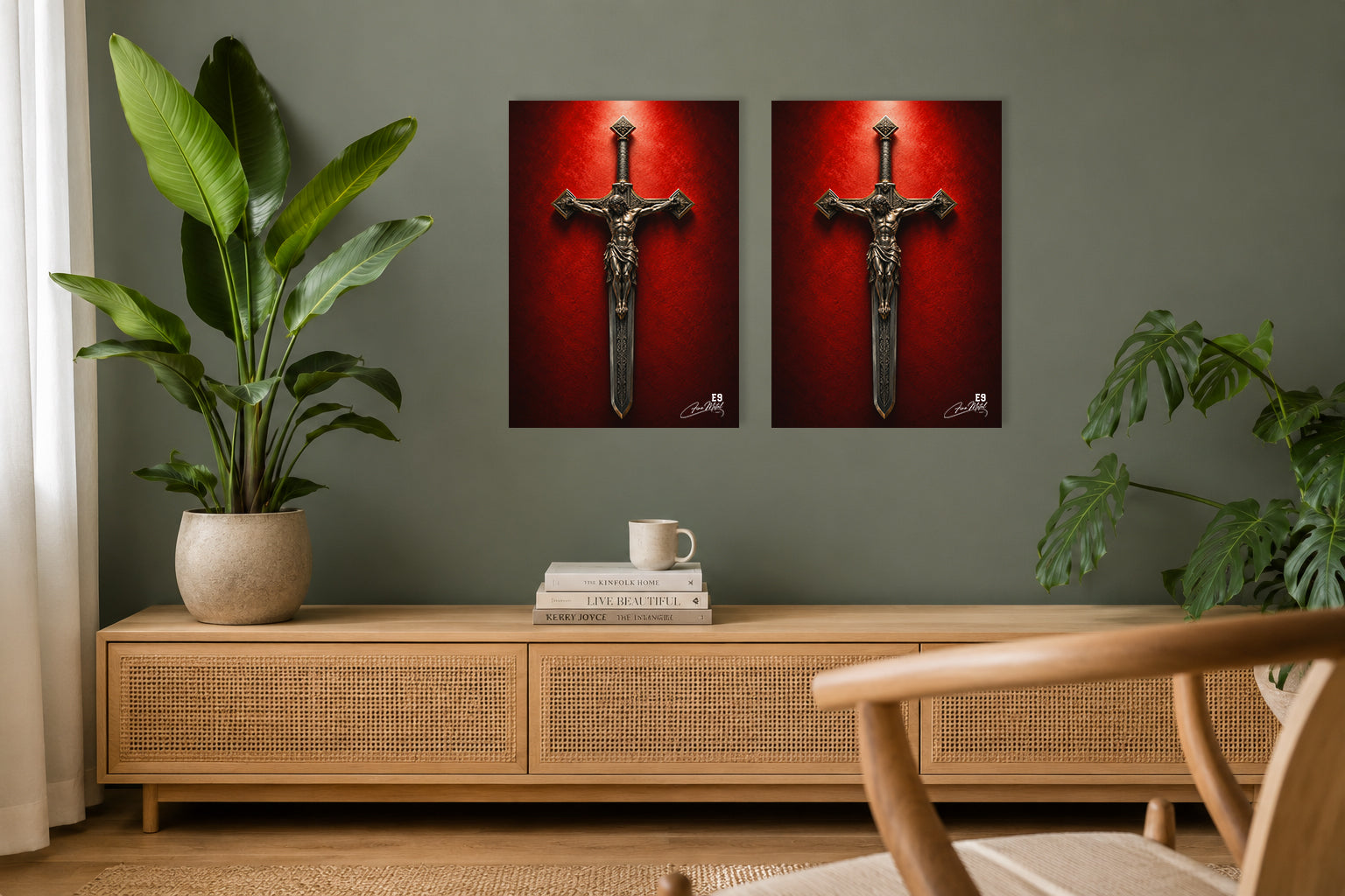 Le Sang de la Croix - Impression sur aluminium HD | E9 Fine Metal Art