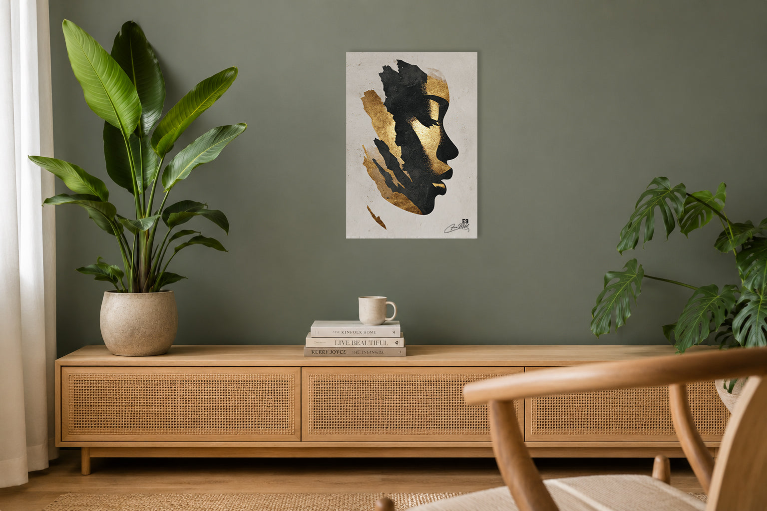 Fragments d'Or - Impression sur aluminium HD | E9 Fine Metal Art
