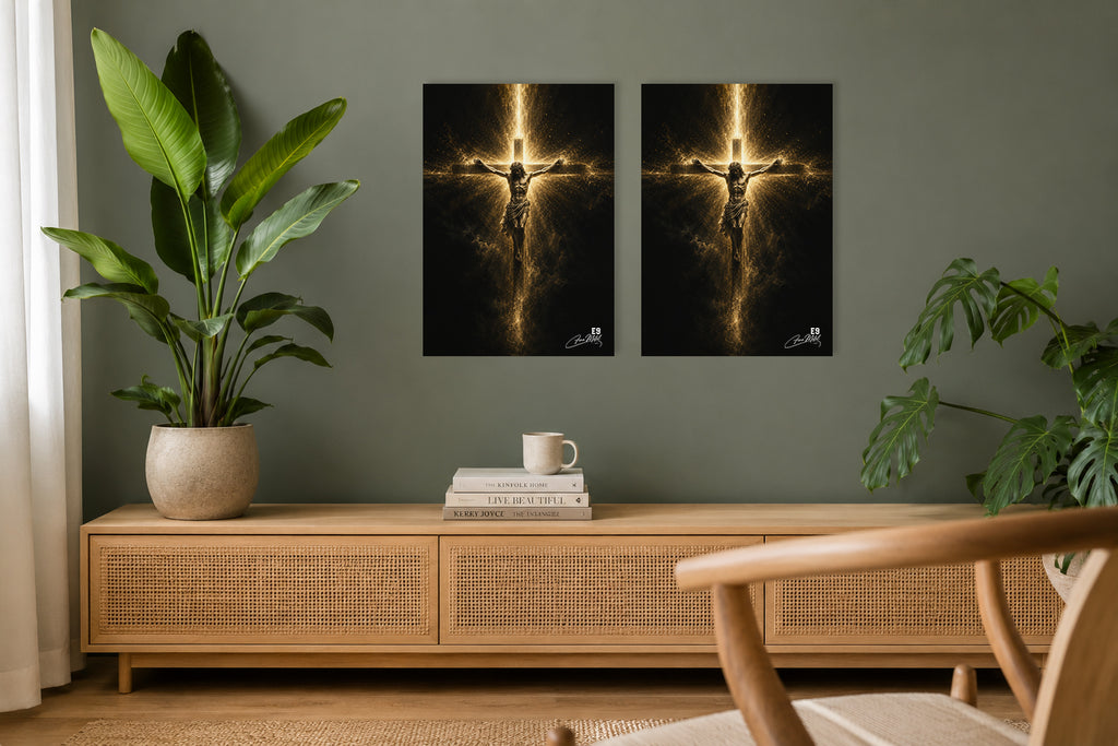 La Croix de Feu - Impression sur aluminium HD | E9 Fine Metal Art