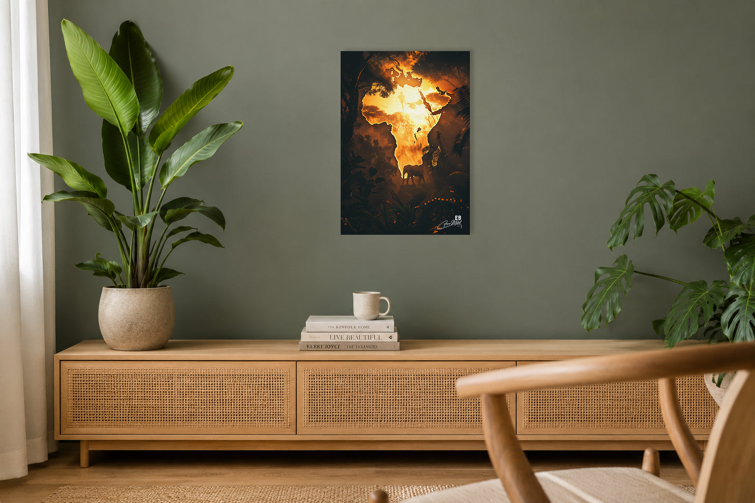 Mother Africa - Impression sur aluminium HD | E9 Fine Metal Art