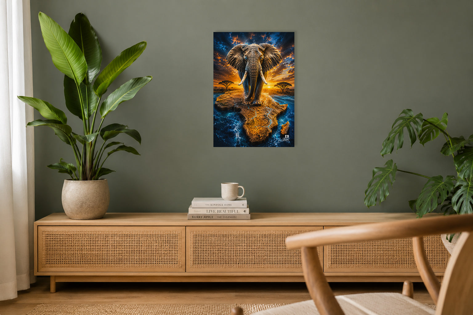 Shattered Elegance - Surrealist Art Aluminium Print