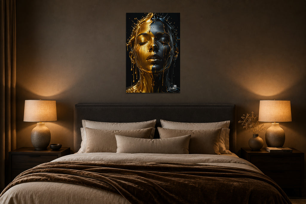 Liquid Duality - Impression sur aluminium HD | E9 Fine Metal Art