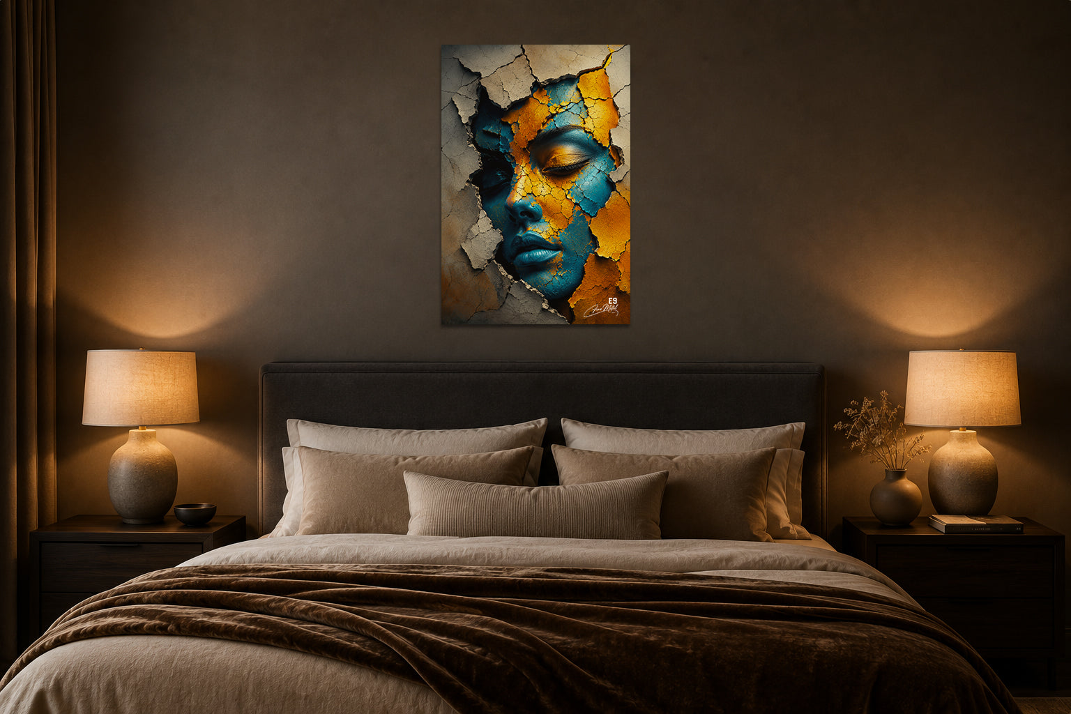 Cracked Soul - Impression sur aluminium HD | E9 Fine Metal Art