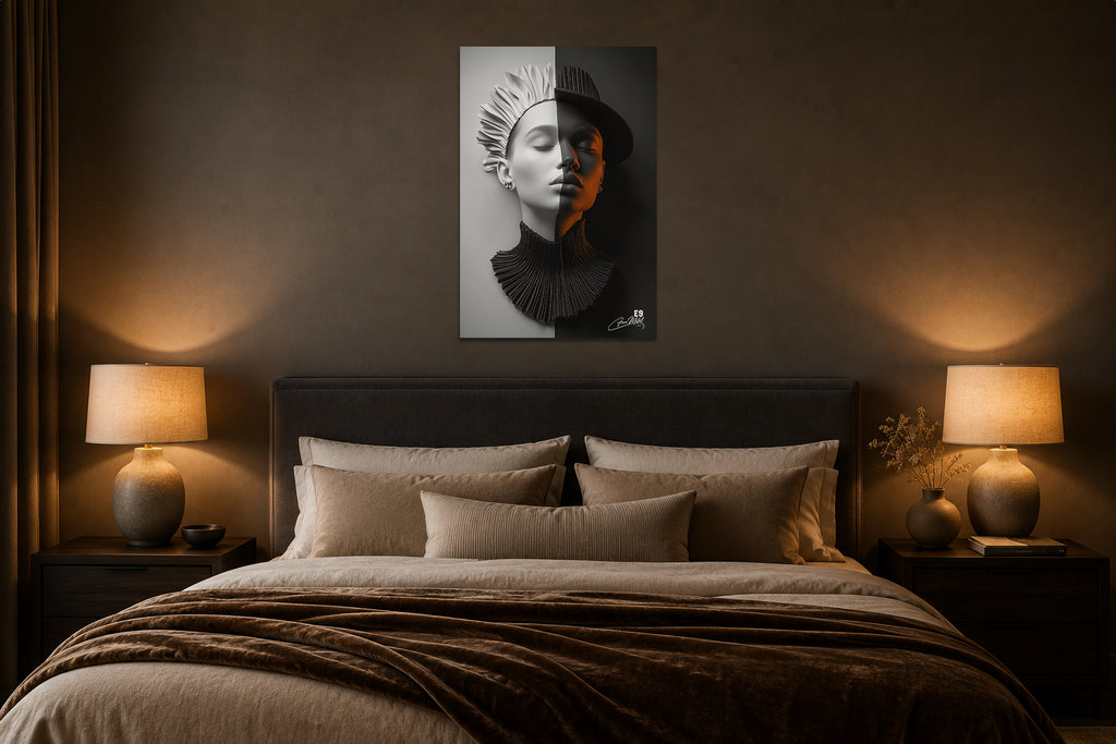 Half & Half IV - Impression sur aluminium HD | E9 Fine Metal Art