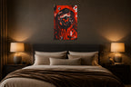 Cyber Red - Impression sur aluminium HD | E9 Fine Metal Art