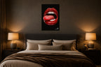 Red Lips - Impression sur aluminium HD | E9 Fine Metal Art
