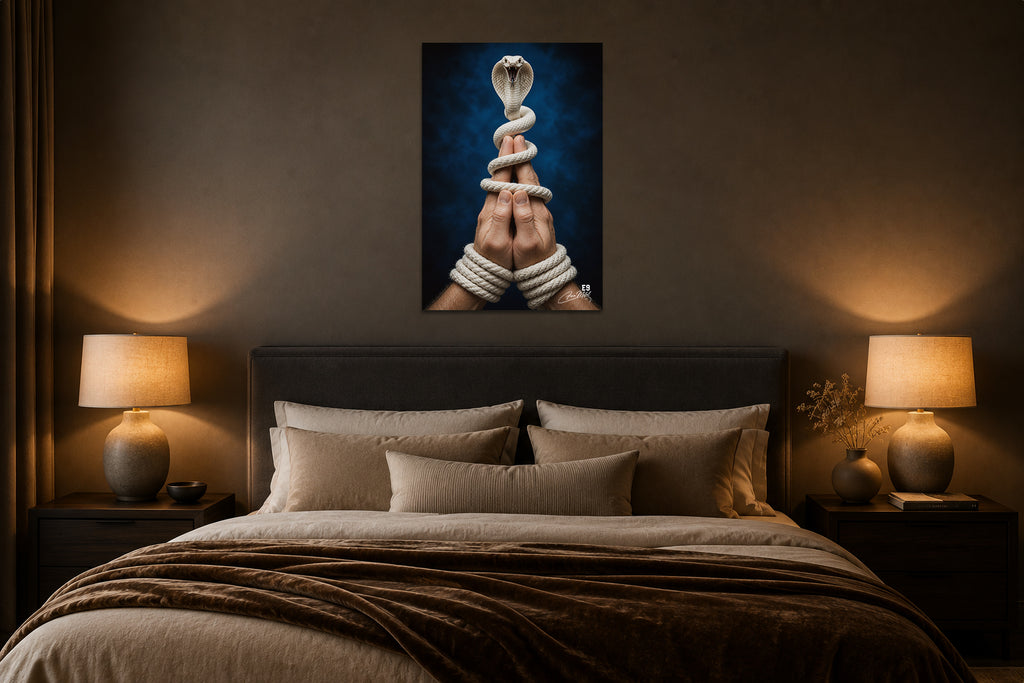 The Cobra  - Impression sur aluminium HD | E9 Fine Metal Art