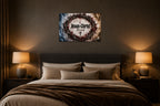 Jésus-Christ Mon Secret - Impression sur aluminium HD | E9 Fine Metal Art
