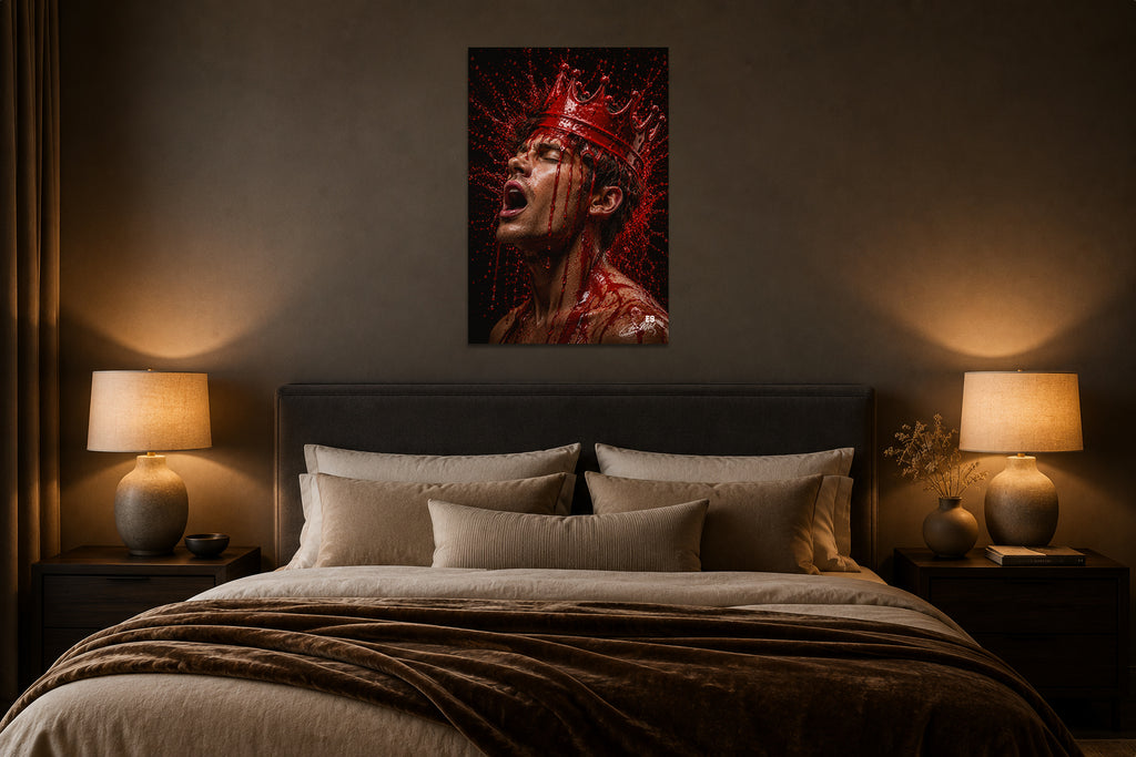 Crimson King - Impression sur aluminium HD | E9 Fine Metal Art