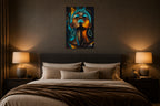 Turquoise Rising - Impression sur aluminium HD | E9 Fine Metal Art