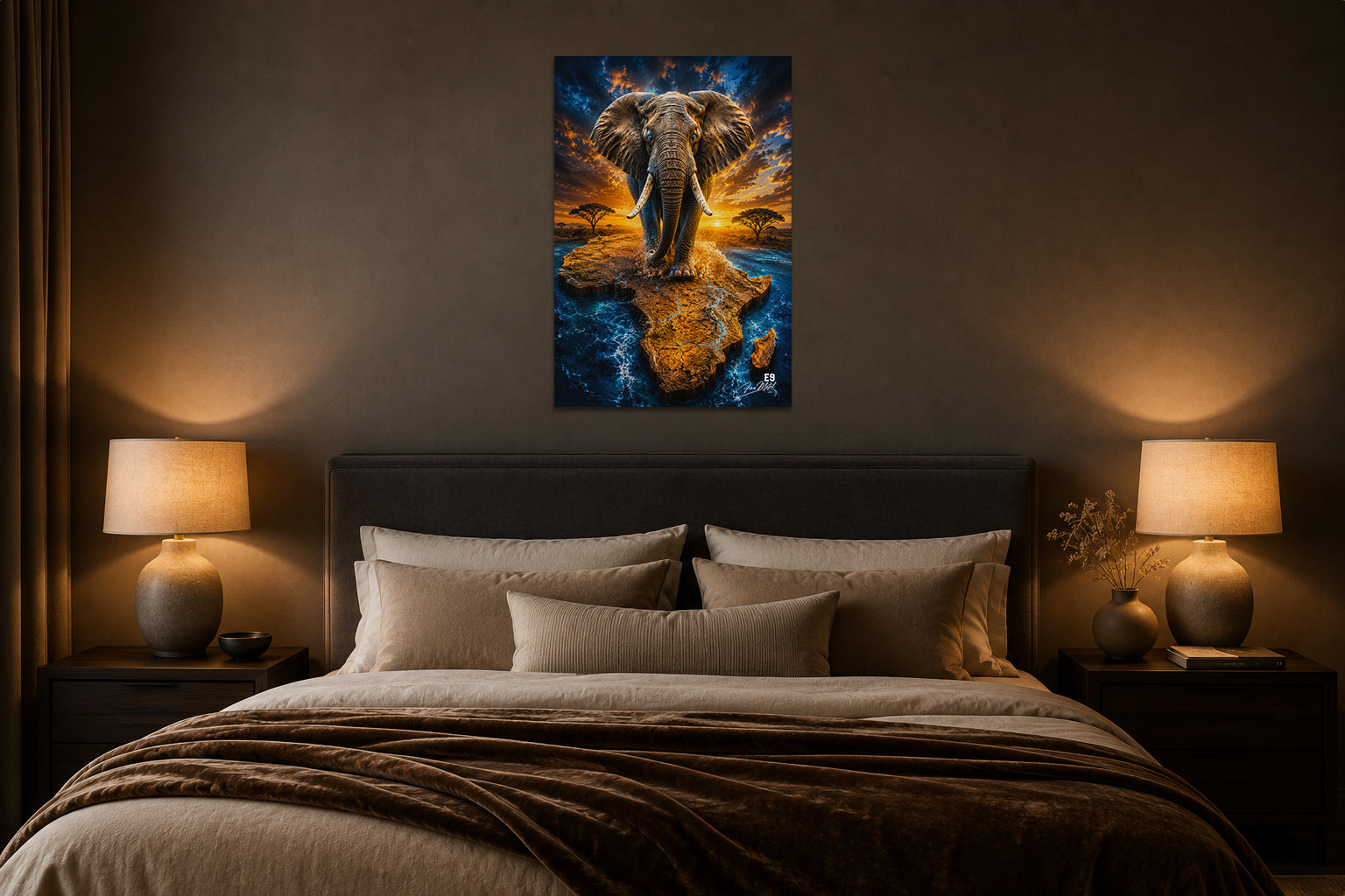 Shattered Elegance - Surrealist Art Aluminium Print