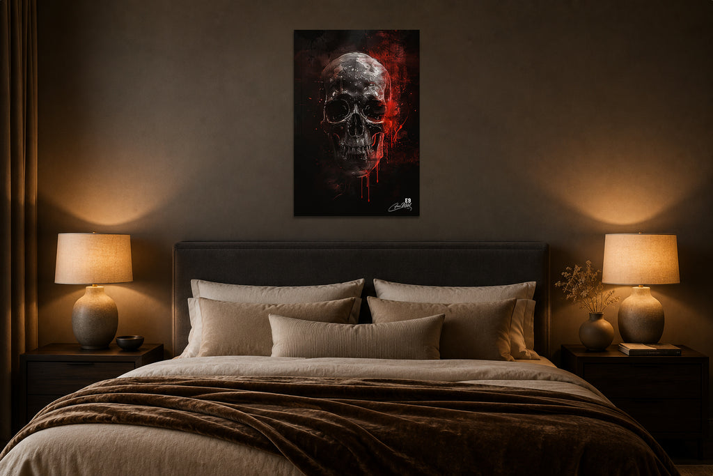 Sacred Skull - Impression sur aluminium HD | E9 Fine Metal Art