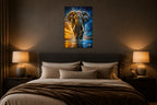 Fire & Ice Titan - Impression sur aluminium HD | E9 Fine Metal Art