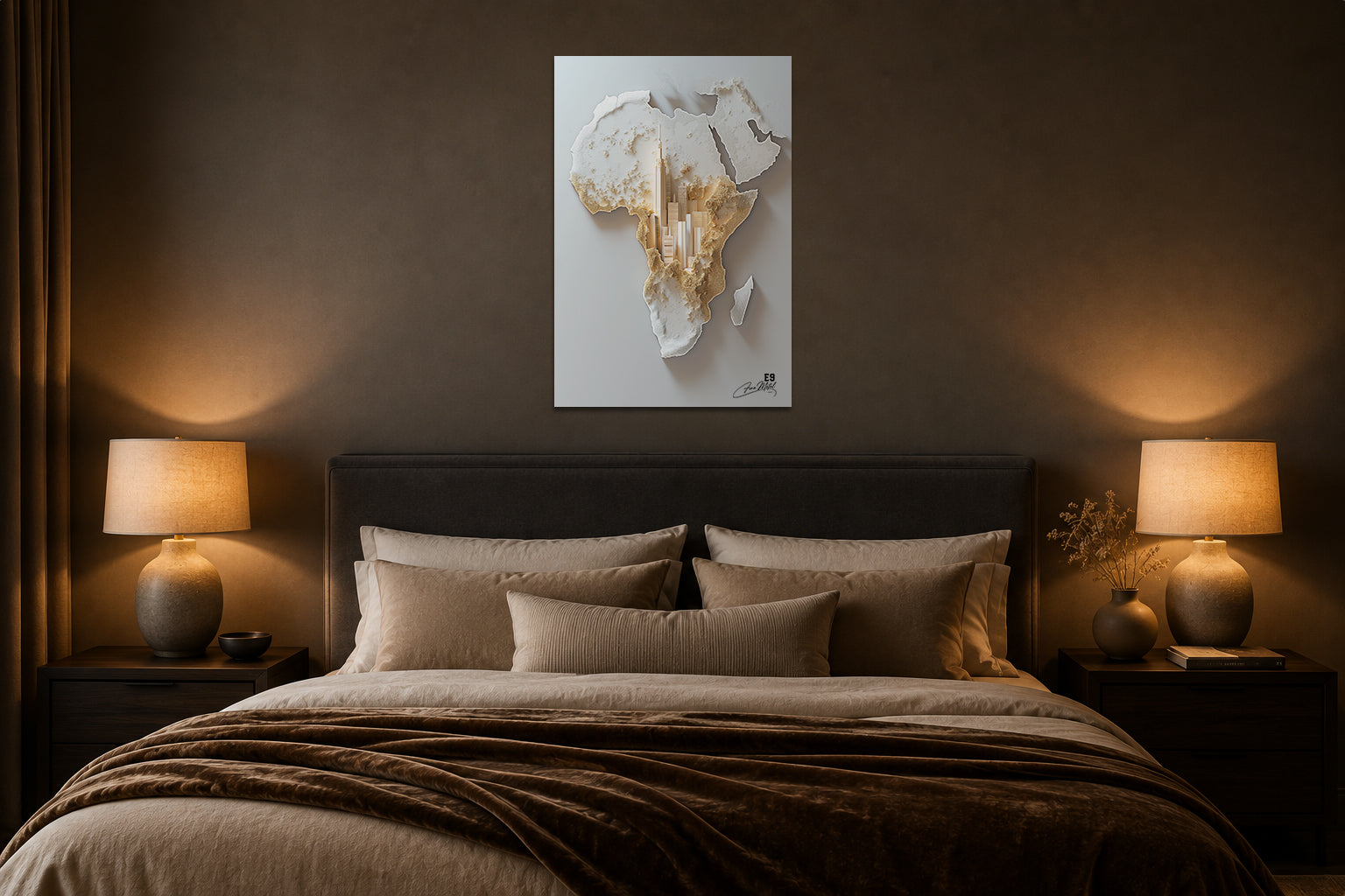 Africa Rising - Impression sur aluminium HD | E9 Fine Metal Art