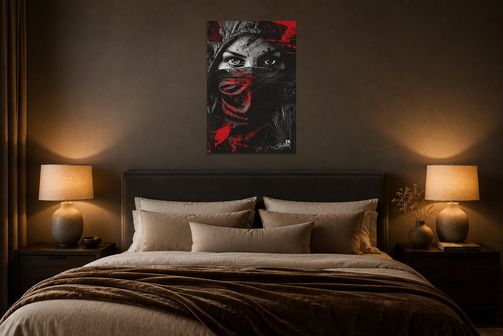 Shadow Warrior - Impression sur aluminium HD | E9 Fine Metal Art
