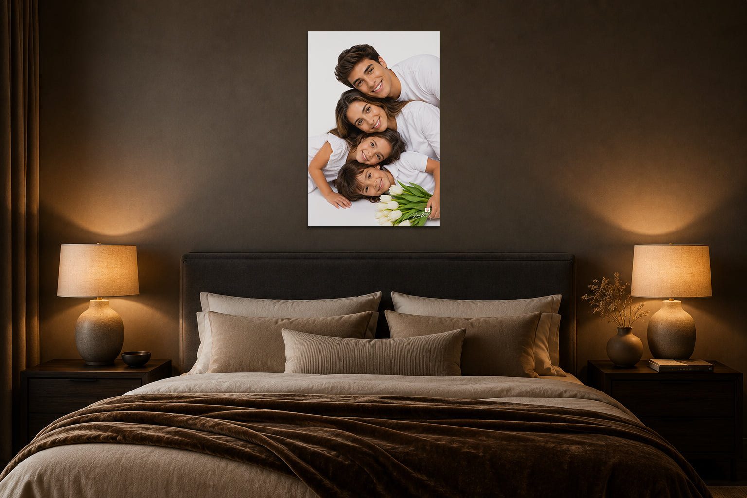 Souvenirs de famille Personnalisez ce style avec votre image, texte ou logo pour créer une décoration unique qui reflète votre identité. #4