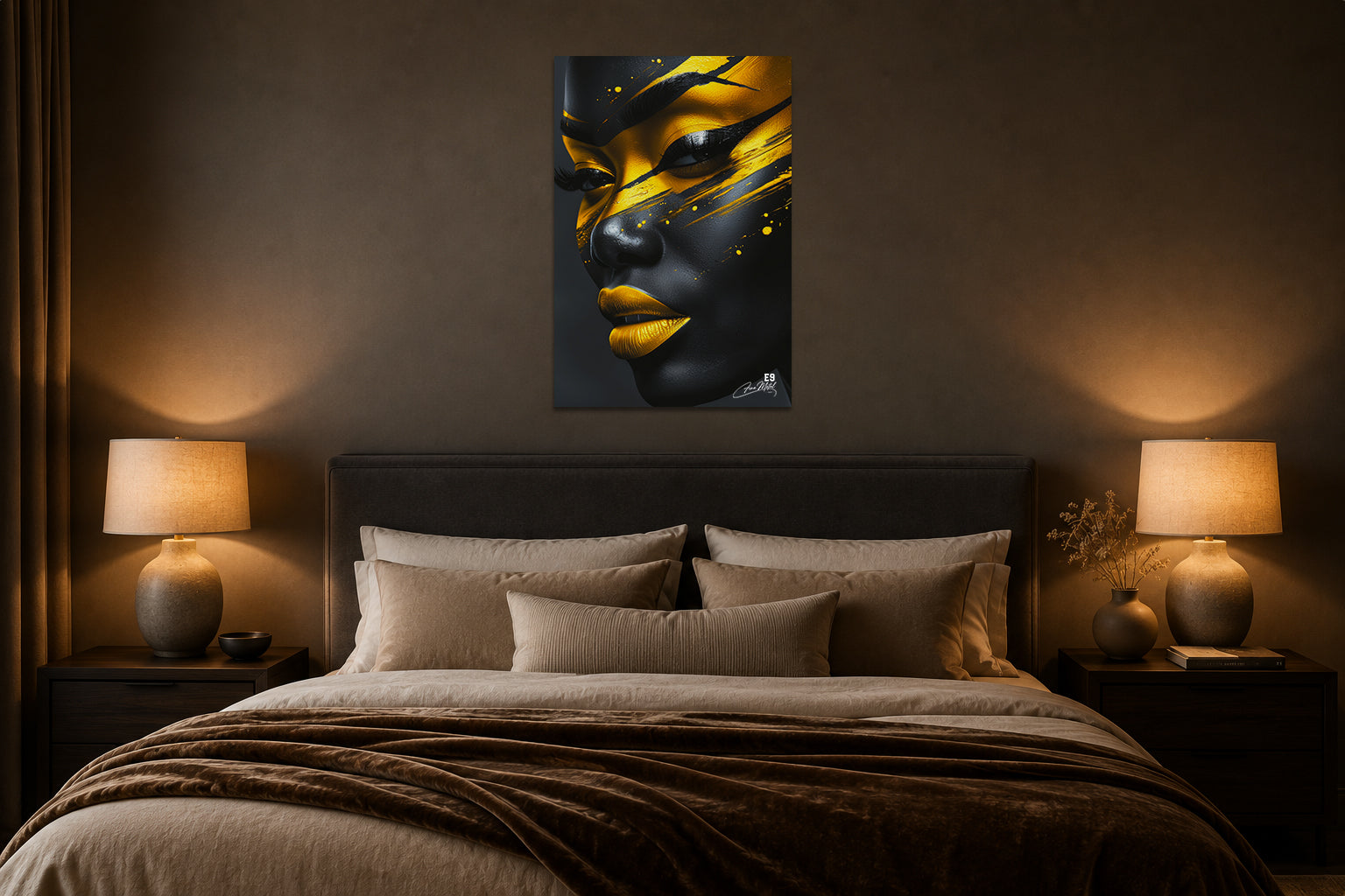 Wild Brushstroke - Impression sur aluminium HD | E9 Fine Metal Art