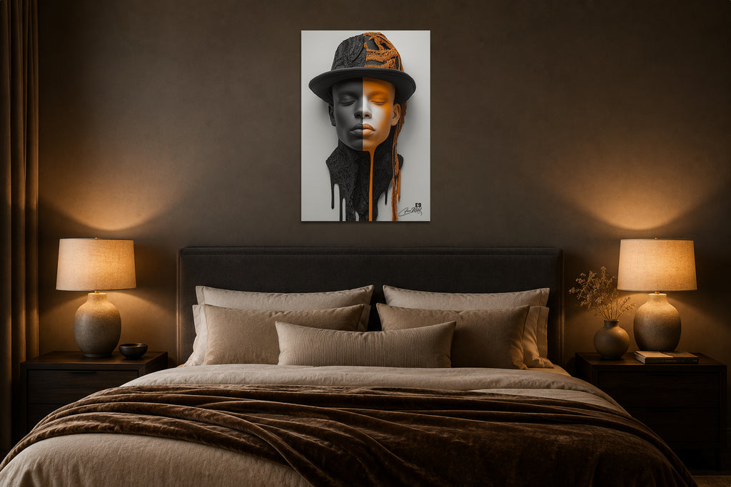 Half & Half XI - Impression sur aluminium HD | E9 Fine Metal Art