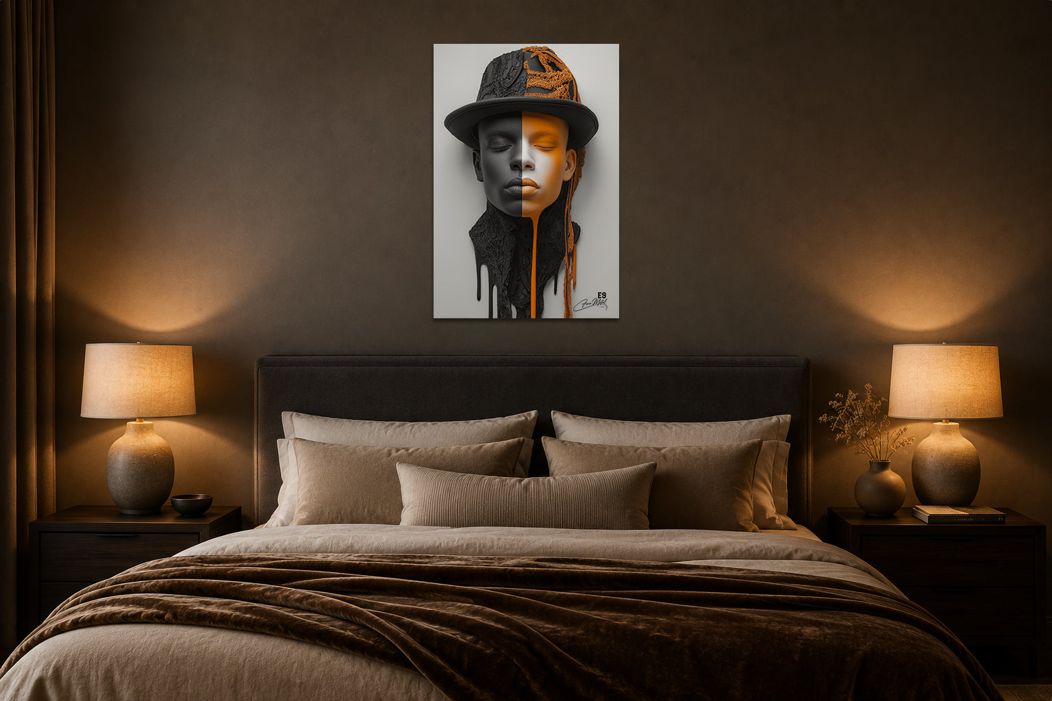 Half & Half XI - Impression sur aluminium HD | E9 Fine Metal Art