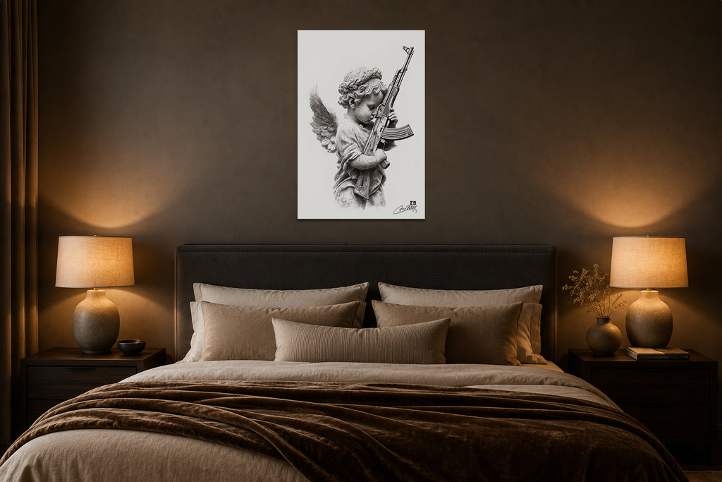 Innocent Warrior - Impression sur aluminium HD | E9 Fine Metal Art