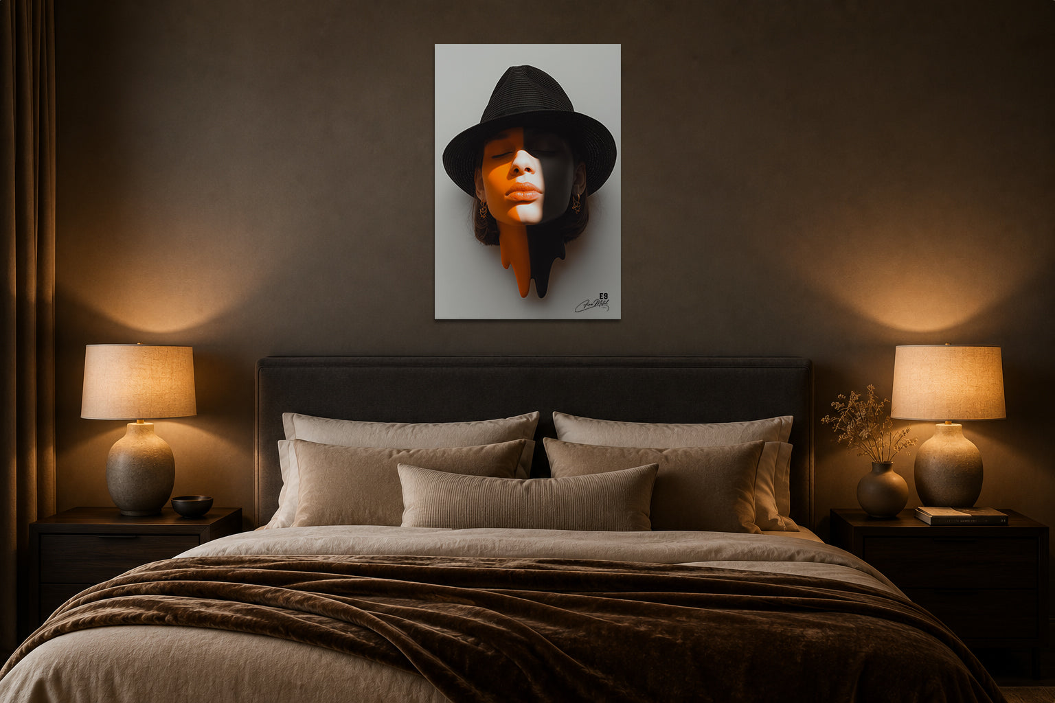Half & Half IX - Impression sur aluminium HD | E9 Fine Metal Art