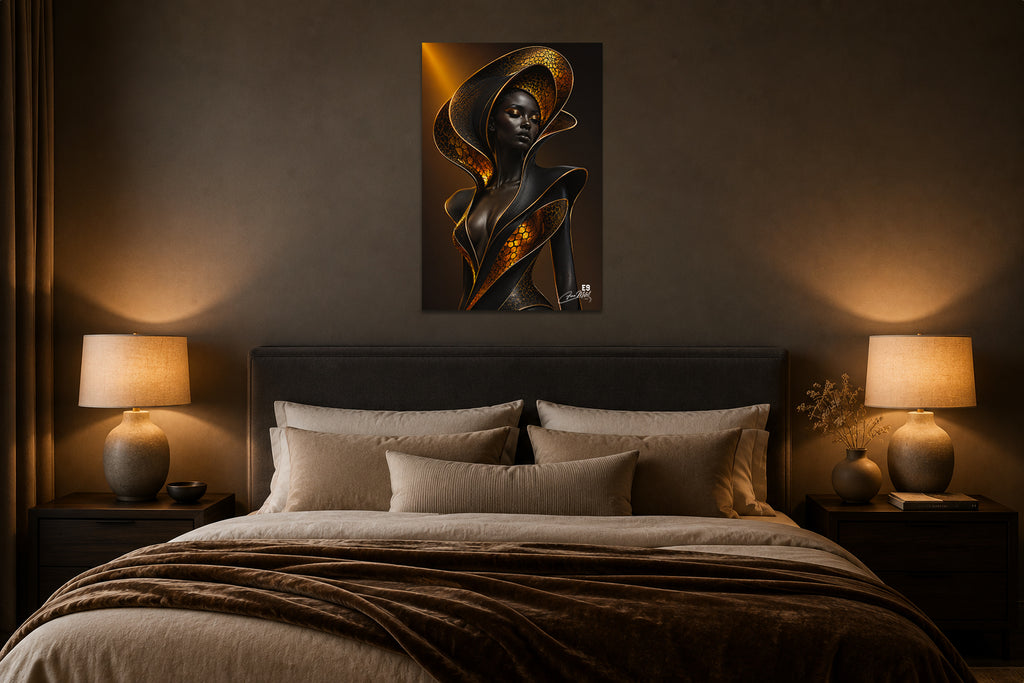 Shattered Elegance - Surrealist Art Aluminium Print