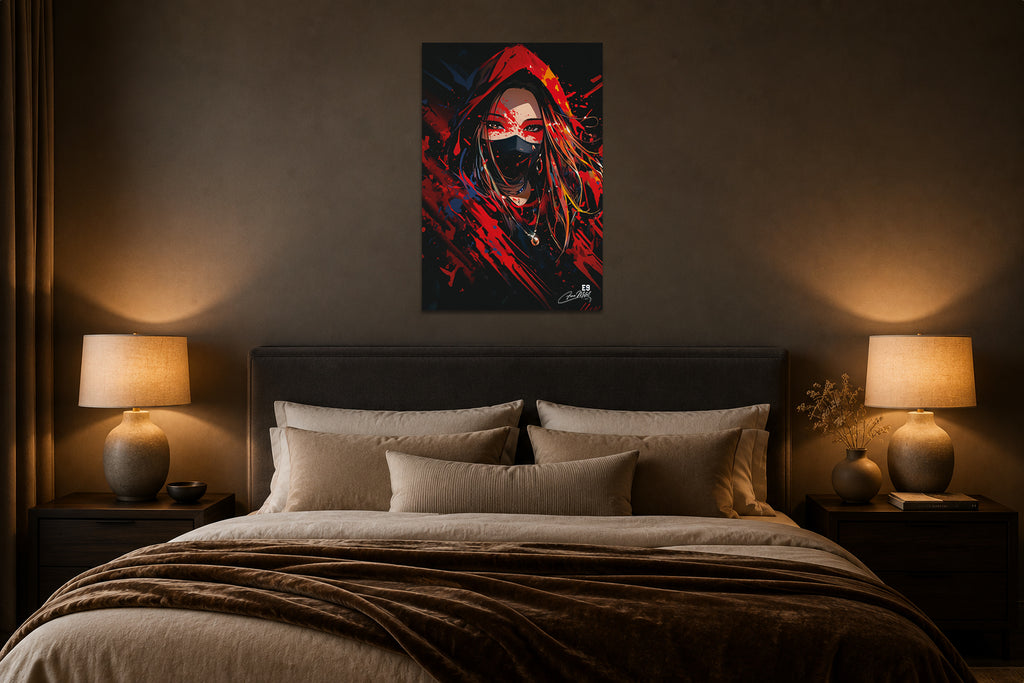 Red Hood - Impression sur aluminium HD | E9 Fine Metal Art