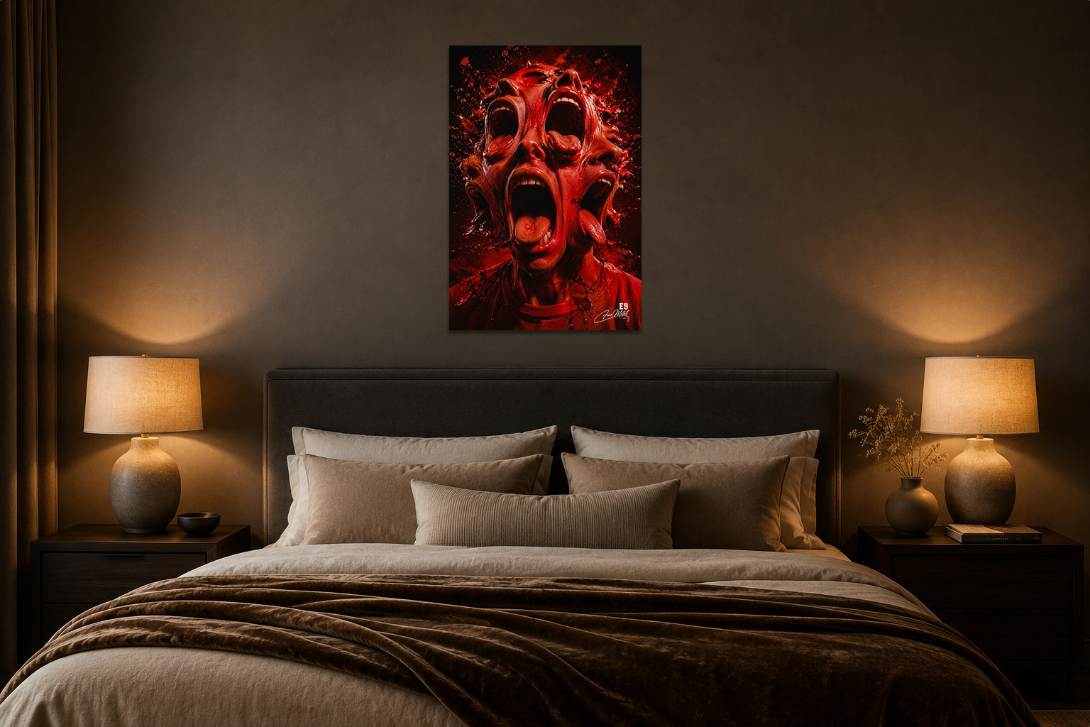 Shattered Elegance - Surrealist Art Aluminium Print