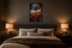 Never Give Up I - Impression sur aluminium HD | E9 Fine Metal Art