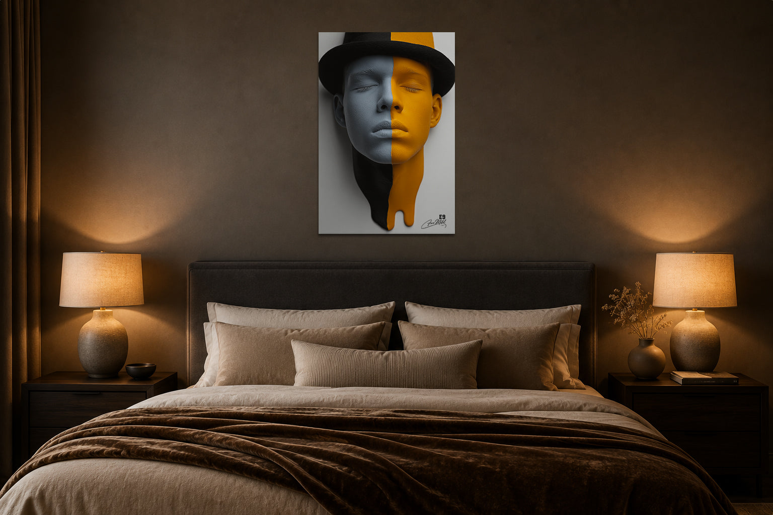 Half & Half X - Impression sur aluminium HD | E9 Fine Metal Art