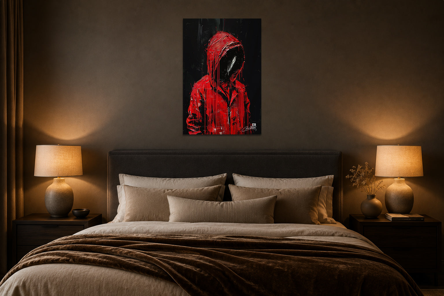 The Faceless - Impression sur aluminium HD | E9 Fine Metal Art