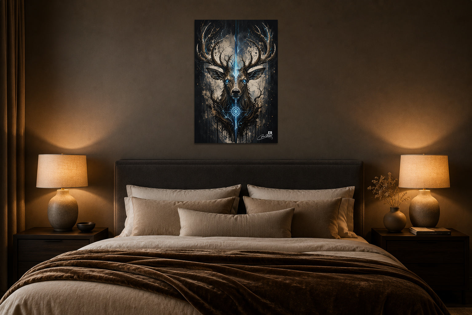 Spirit Stag - Impression sur aluminium HD | E9 Fine Metal Art