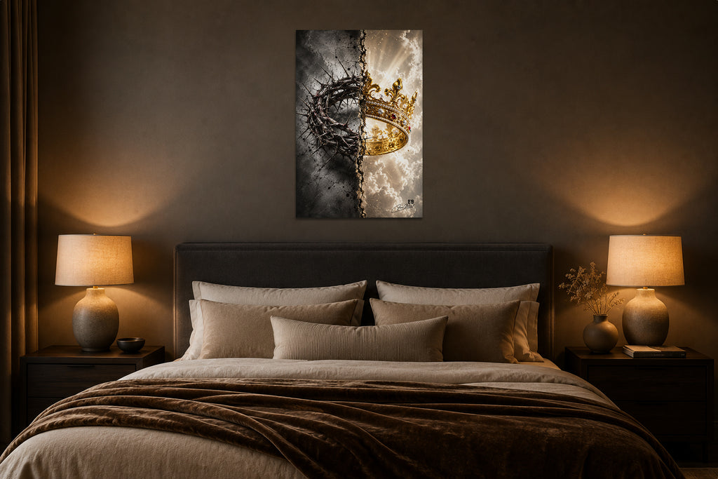 Du Calvaire à la Gloire - Impression sur aluminium HD | E9 Fine Metal Art