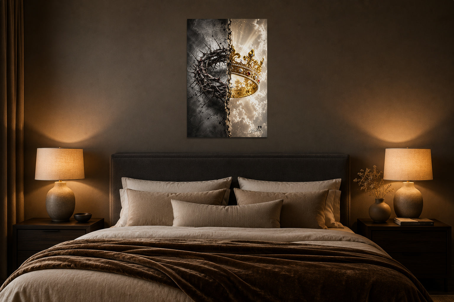 Du Calvaire à la Gloire - Impression sur aluminium HD | E9 Fine Metal Art