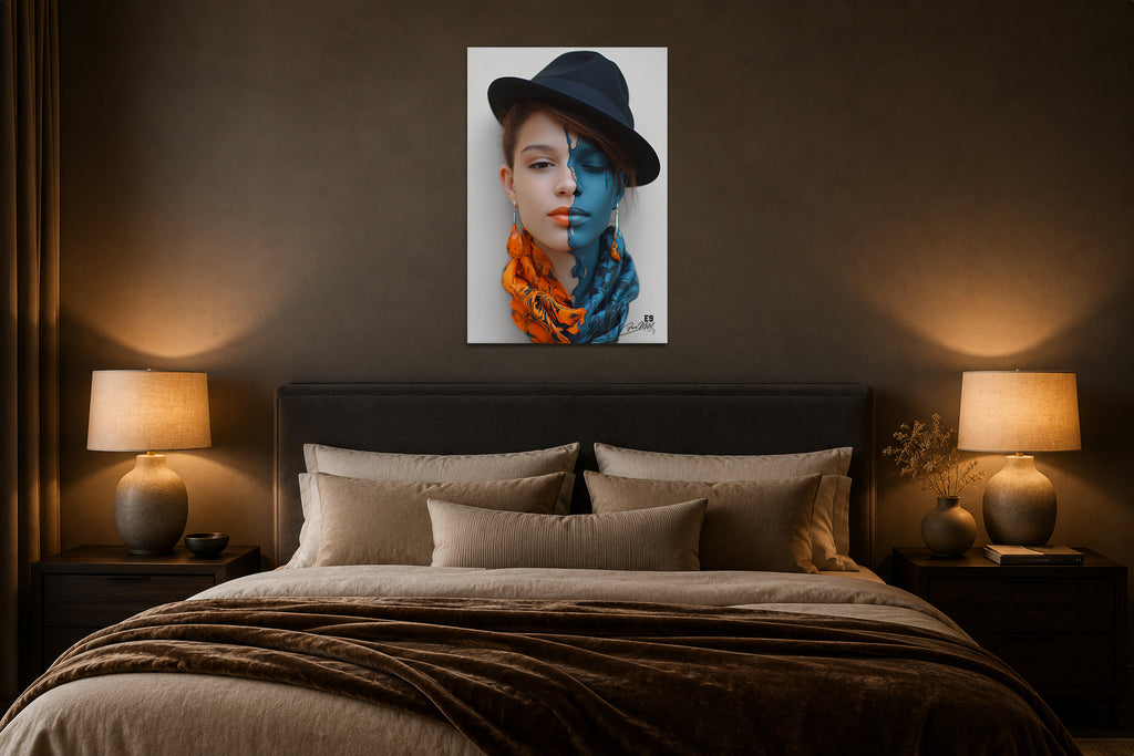 Half & Half VII - Impression sur aluminium HD | E9 Fine Metal Art
