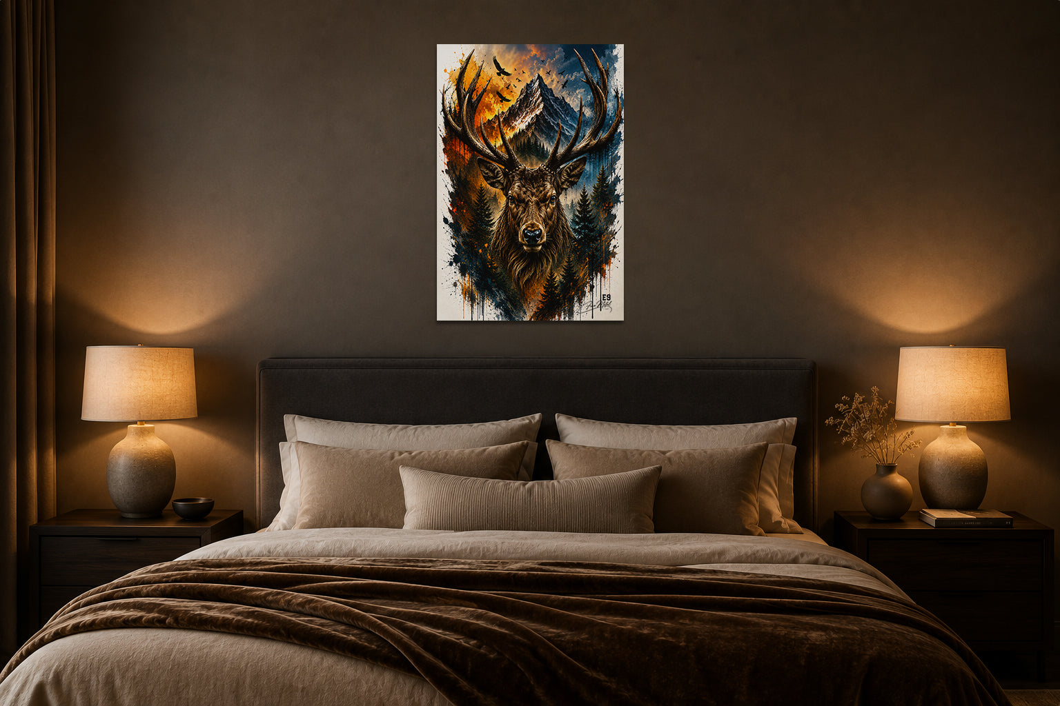 Wild Monarch - Impression sur aluminium HD | E9 Fine Metal Art