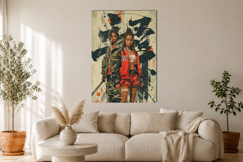 Urban Ronin - Impression sur aluminium HD | E9 Fine Metal Art
