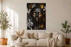 Reine Obsidienne - Impression sur aluminium HD | E9 Fine Metal Ar