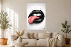 Pink Tongue - Impression sur aluminium HD | E9 Fine Metal Art