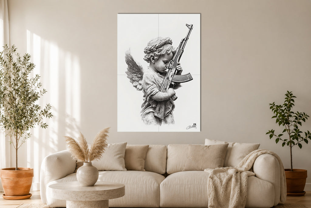 Innocent Warrior - Impression sur aluminium HD | E9 Fine Metal Art
