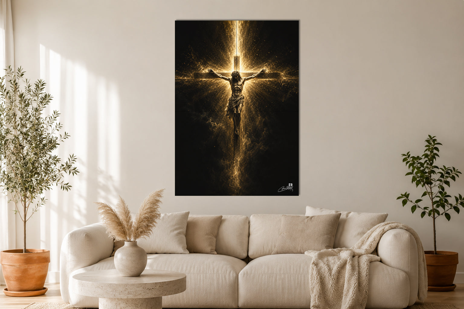 La Croix de Feu - Impression sur aluminium HD | E9 Fine Metal Art