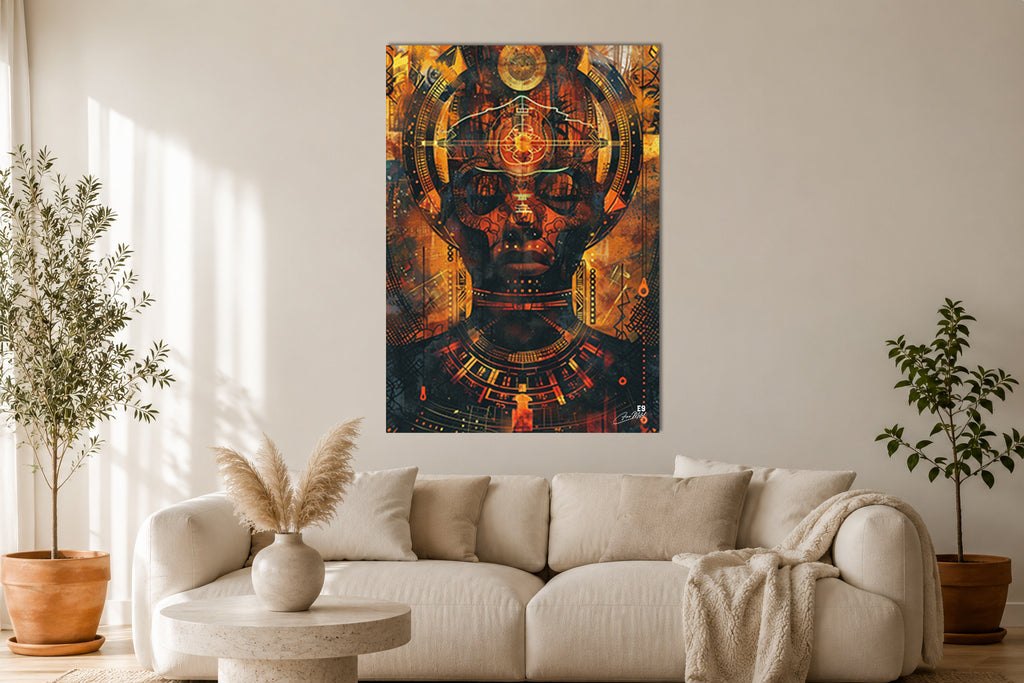 Shattered Elegance - Surrealist Art Aluminium Print