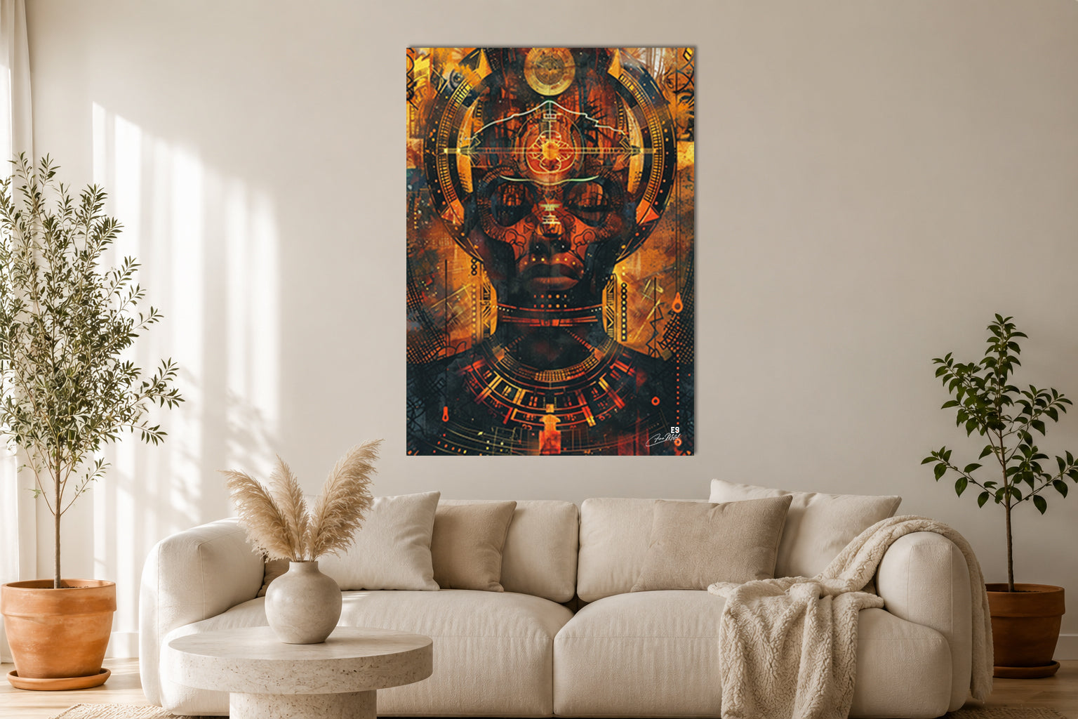 Shattered Elegance - Surrealist Art Aluminium Print