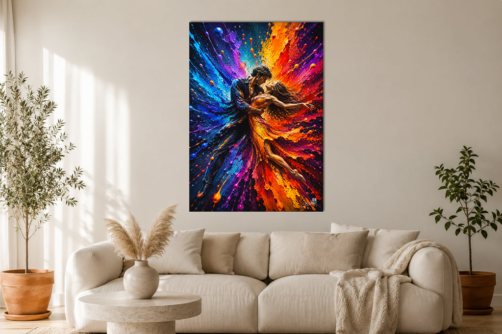 Love Explosion - Impression sur aluminium HD | E9 Fine Metal Art (Copie)
